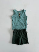 Baby Girl and Boy Natural Shorts Set | 0–24 Months | RG316