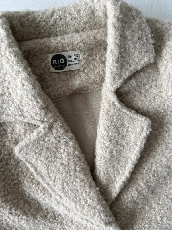 معطف جوخ للبنات والأولاد | بجيبين وأزرار | 9–15 سنة | RG Brand | RG3318