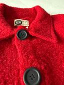 Kız ve Erkek Çocuk Kaşe Mont | Cepli ve Düğmeli | 9–15 Yaş | RG Brand | RG3319