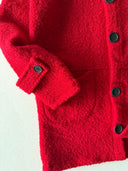Kız ve Erkek Çocuk Kaşe Mont | Cepli ve Düğmeli | 9–15 Yaş | RG Brand | RG3319