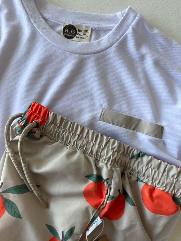 Genç Hızlı Kuruyan Tam Likralı Mayo 2 Parça Set | 9–15 Yaş | RG Brand | RG3340