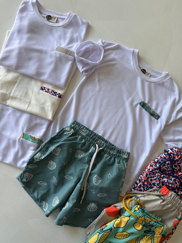 Genç Hızlı Kuruyan Tam Likralı Mayo 2 Parça Set | 9–15 Yaş | RG Brand | RG3340