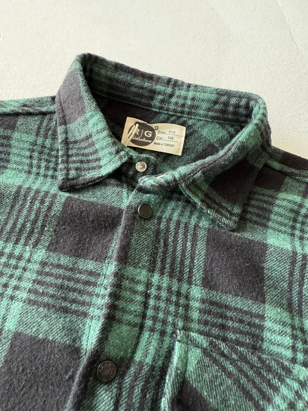Kariertes Jugend-Hemd mit Druckknöpfen und Taschen | 9–15 Jahre | RG Brand | RG3351