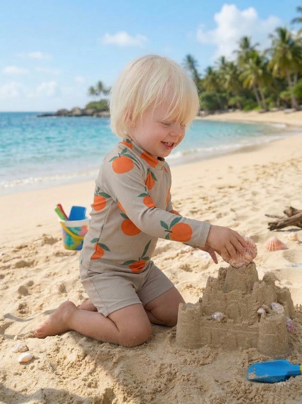 Baby-Badeset mit Langarmshirt & Shorts | 6 Monate–4 Jahre | RG Brand | RG339