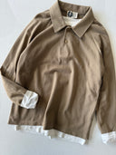 Genç Polo Yaka Uzun Kollu Pamuk Tişört | Günlük Rahat | 9-15 Yaş | RG3411