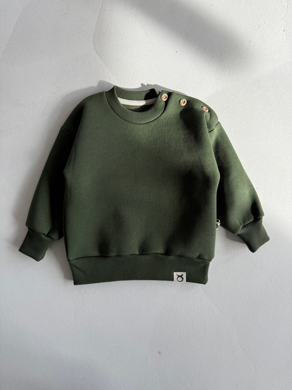 Baby-Pullover aus Baumwolle mit Knopfdetails | 6 Monate–4 Jahre | RG Brand | RG350