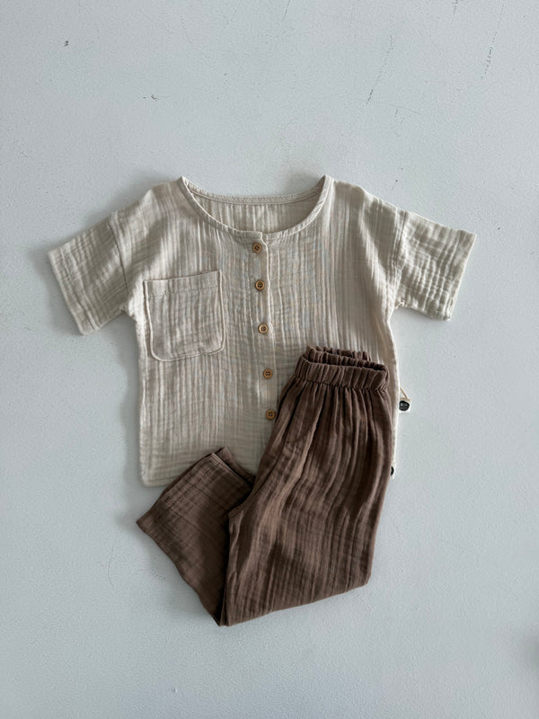 Pamuklu Müslin Bebek Takımı | RG Brand – Yumuşak ve Nefes Alabilir | RG368