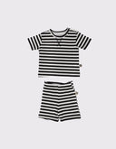 Bebek Pamuk Çizgili Şort Takımı - RG brand