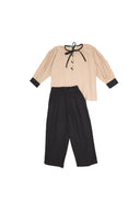 Çocuk Keten Gömlek Pantolon Takımı - RG brand