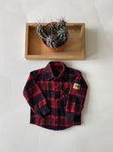 Bebek Jaglon Detaylı Oduncu Gömleği