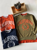 Genç Önü Baskılı T-Shirt Parça Detaylı Sweatshirt