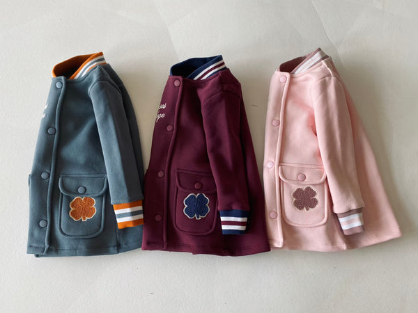 Collegejacke für Mädchen mit Druckknöpfen | 3–9 Jahre | RG Brand | RG1497