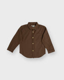 قميص كتان شاب بأكمام طويلة مضاد للتعرق