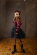 Kız Çocuk Etek Tül Elbise ve Saç Bandı - RG brand