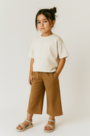 Kız Çocuk Crop Tişört 3-9 Yaş