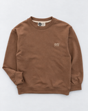 RG Brand RG3746 taş genç sweatshirt ön görünüm; göğüste krem 911 nakışı.