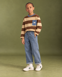 RG Brand RG3733 kız ve erkek gençler için rahat kesim kargo cepli denim pantolon