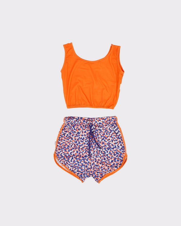 Genç Kız Likralı Mayo Takımı | 2 Parça Set | 9–15 Yaş | RG Brand | RG3337