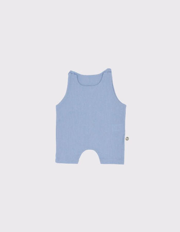 Unisex Bebek Organik Pamuklu Keten Tulum - RG brand