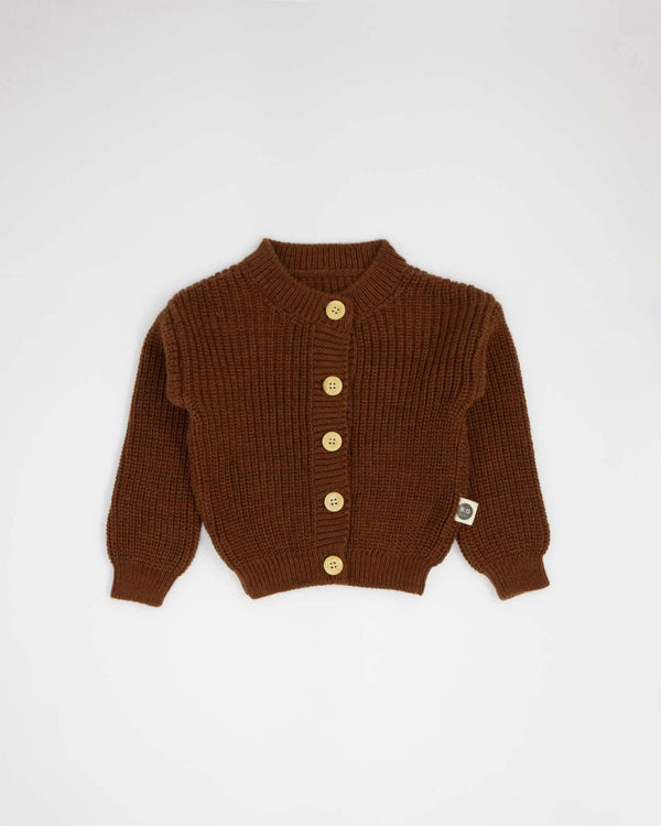 Unisex Düğmeli Bisiklet Yaka Bebek Triko Hırka - RG brand