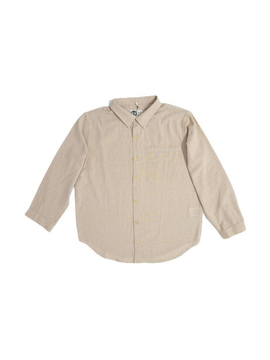 Young 100% Linen Anti-Sweat Long Sleeve Shirt