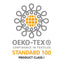 Eco-Tex Standard 100 veya OEKO-TEX Standard 100 olarak bilinir - RG brand