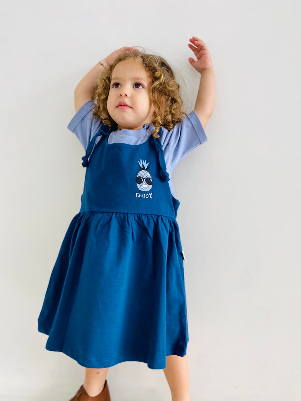 Mädchen-Latzkleid mit T-Shirt | RG Brand | 6 Monate–4 Jahre | RG165