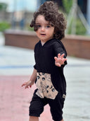 Bebek Unisex Organik Pamuklu Kapüşonlu Tulum | 6 Ay–4 Yaş | RG Brand | RG213