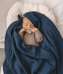 Müslin Bebek Battaniyesi – %100 Organik Pamuk, Nefes Alan Yeni Doğan Müslin Örtü