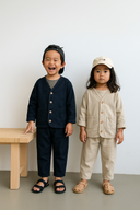 Kinder spijkerjasje – Klassiek ontwerp, comfortabele pasvorm, casual stijl