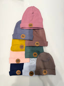 Soft Label Detailed Folded Beret
