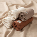 Müslin Bebek Battaniyesi – %100 Organik Pamuk, Nefes Alan Yeni Doğan Müslin Örtü