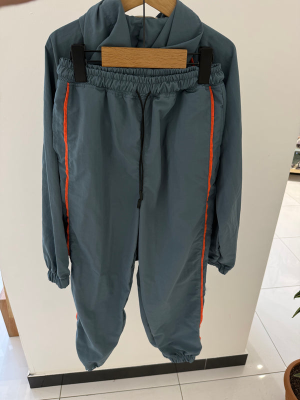 Genç Çocuk Spor Eşofman Takımı | 9–15 Yaş | Yan Şeritli Fermuarlı | Paraşüt Kumaş | RG Brand | RG3720