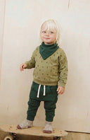 Bebek Doğal Kumaş Kanguru Model Cepli 3 Parça Set