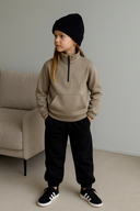 Комплект из 3 предметов: спортивный костюм для девочек и мальчиков, три нити, без прибавления роста – толстовка, спортивные штаны и шапочка