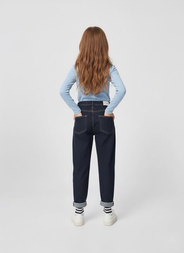 Kız Ve Erkek Çocuk Likralı Balıkçı Yaka Badi | RG Brand | 9–15 Yaş | RG3700
