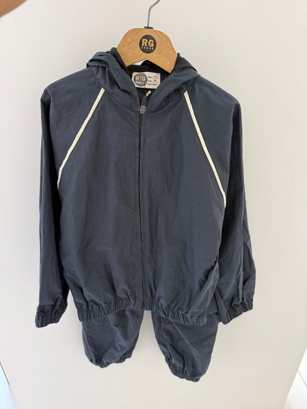 Genç Çocuk Spor Eşofman Takımı | 9–15 Yaş | Yan Şeritli Fermuarlı | Paraşüt Kumaş | RG Brand | RG3720
