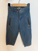 Çocuk Denim Pantolon | Bol Kesim Kargo Cepli | 3–9 Yaş | Kız & Erkek | Mavi, Kahverengi | RG1775