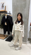 Girls' Jacket and Pants Set | Ages 9-15 | 100% Cotton Linen | Special Occasions &amp; Holidays | Stylish Kids Set | RG3388