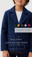 Junger, geknöpfter Mantel mit Jackenkragen