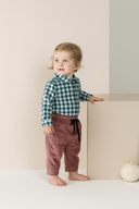 Baby Plaid Patterned Shirt