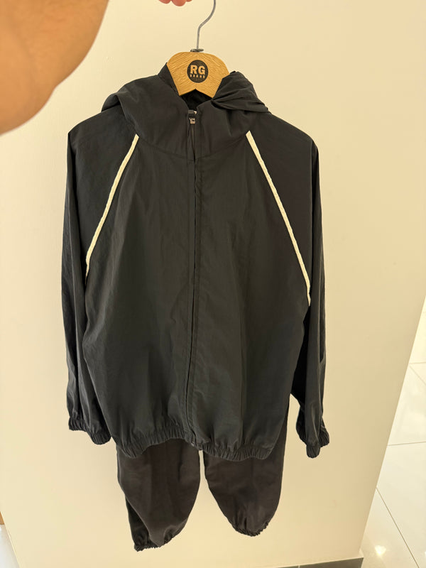 Genç Çocuk Spor Eşofman Takımı | 9–15 Yaş | Yan Şeritli Fermuarlı | Paraşüt Kumaş | RG Brand | RG3720