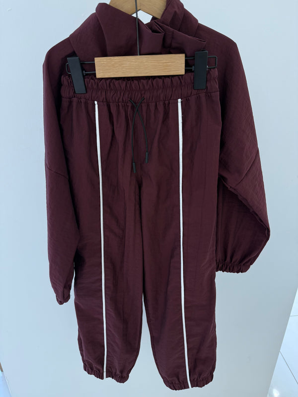 Genç Çocuk Spor Eşofman Takımı | 9–15 Yaş | Yan Şeritli Fermuarlı | Paraşüt Kumaş | RG Brand | RG3720