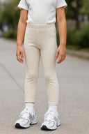 Young Girls' Casual Leggings | Comfortable and Stylish Design