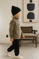 Комплект из 3 предметов: спортивный костюм для девочек и мальчиков, три нити, без прибавления роста – толстовка, спортивные штаны и шапочка