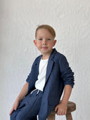 Children's Natural Linen Fabric Suit