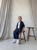 Children's Natural Linen Fabric Suit