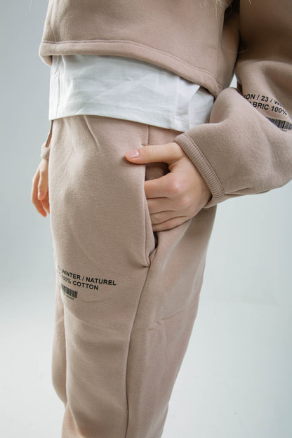 Young Unisex Letter Printed Sweatpants