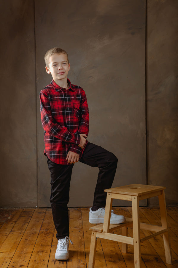 Youth Snap Pocket Lumberjack Shirt