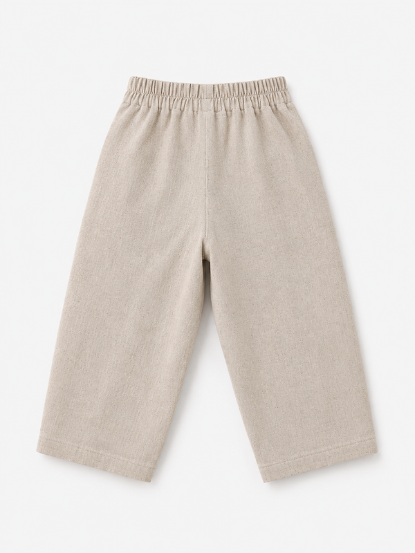 Çocuk Bol Balon Pantolon | 3–9 Yaş | Erkek & Kız | %100 Pamuk Keten | RG Brand | RG1756